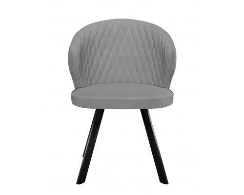 Стул DikLine 249 поворотный, B22 GREY, ножки черные