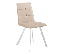 Стул DikLine 280 B03 BEIGE, ножки белые