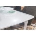 Стол DikLine M15 белый/стекло белое optiwhite