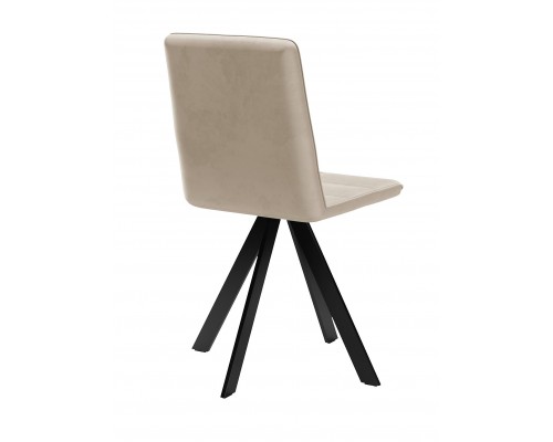 Стул DikLine 230 поворотный B03 BEIGE, ножки черные
