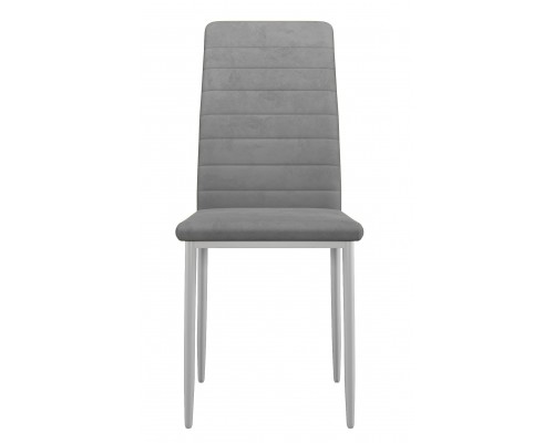 Стул DikLine ТЕКС каркас белый/ B22 GREY Стул DikLine ТЕКС каркас белый/ B22 GREY