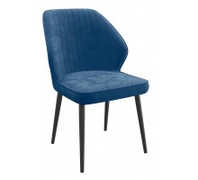 Стул DikLine 222M B8 BLUE, ножки черные