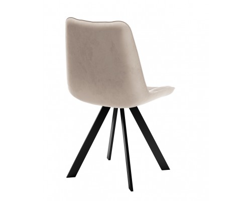Стул DikLine 229 поворотный, B03 BEIGE, ножки черные