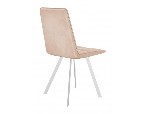 Стул DikLine 280 B03 BEIGE, ножки белые