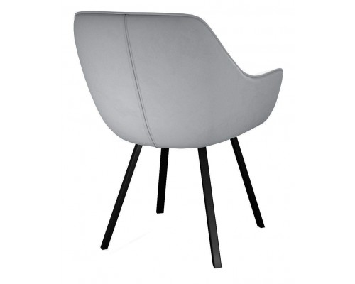 Стул DikLine 252 М поворотный, B22 GREY, ножки черные