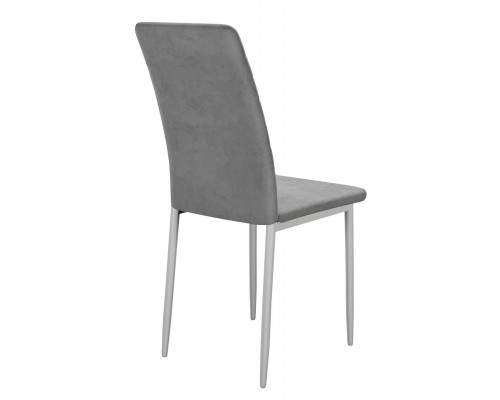 Стул DikLine ТЕКС каркас белый/ B22 GREY Стул DikLine ТЕКС каркас белый/ B22 GREY