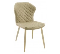 Стул DikLine 239М кож/зам BEIGE, ножки BEIGE