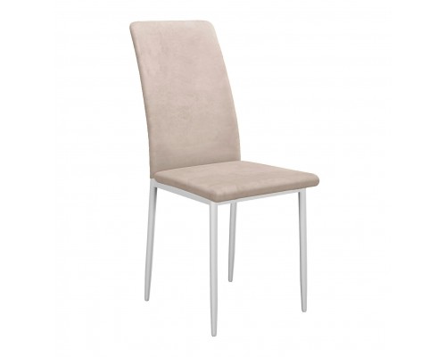 Стул DikLine 272 B03 BEIGE, ножки белые