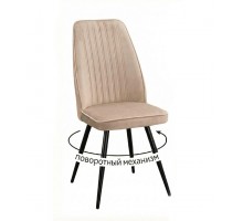 Стул DikLine 327 поворотный B03 BEIGE, ножки черные
