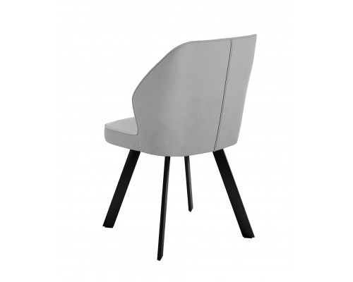 Стул DikLine 232M поворотный B22 GREY, ножки черные