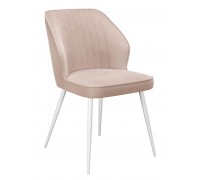 Стул DikLine 222М B03 BEIGE, ножки белые
