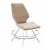Стул DikLine 243 B03 BEIGE поворотный/ ножки белые