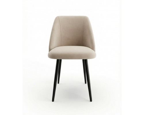 Стул DikLine 335 B03 BEIGE, ножки черные