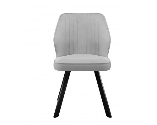 Стул DikLine 232M поворотный B22 GREY, ножки черные