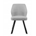 Стул DikLine 232M поворотный B22 GREY, ножки черные
