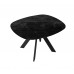 Стол DikLine BK100 Керамика Черный мрамор/подстолье черное/опоры черные