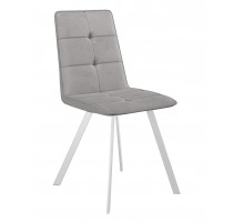 Стул DikLine 280 B22 GREY, ножки белые