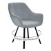 Стул DikLine 252 М поворотный, B22 GREY, ножки черные
