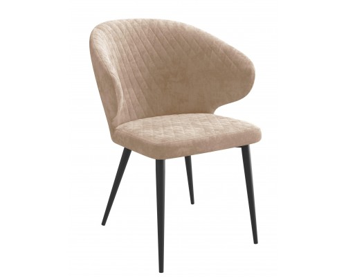 Стул DikLine 355 B03 BEIGE, ножки черные Стул DikLine 355 B03 BEIGE, ножки черные