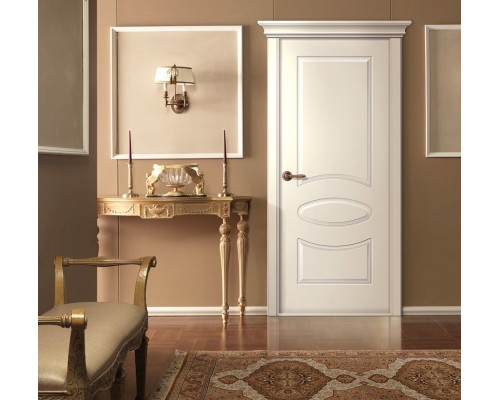 Дверь Belwooddoors Межкомнатная дверь Элина глухая Эмаль белый Дверь Belwooddoors Межкомнатная дверь Элина глухая Эмаль белый