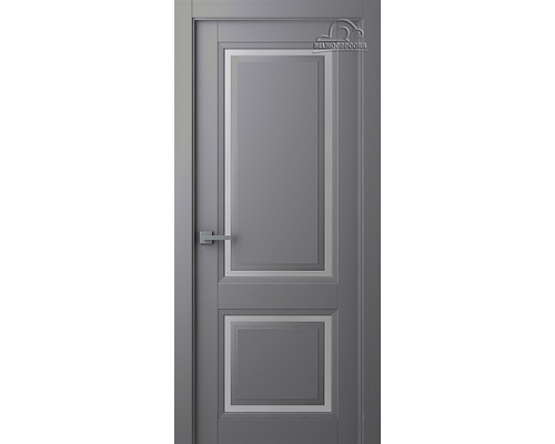 Дверь Belwooddoors Межкомнатная дверь Аурум 2 со стеклом Эмаль графит