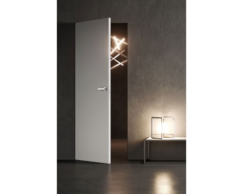 Дверь Belwooddoors Межкомнатная дверь Спейс с зеркалом Стекло Лакобель чёрный