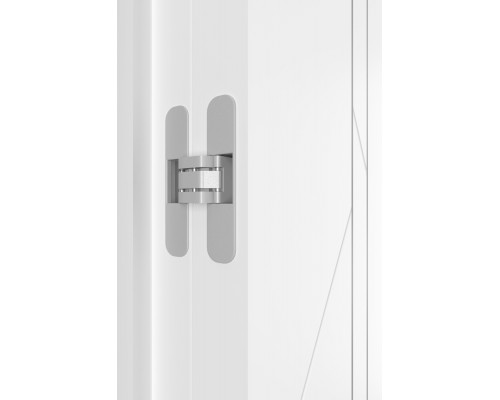 Дверь Belwooddoors Межкомнатная дверь Флекс 1 Молдинг Хром глухая Эмаль графит Дверь Belwooddoors Межкомнатная дверь Флекс 1 Молдинг Хром глухая Эмаль графит
