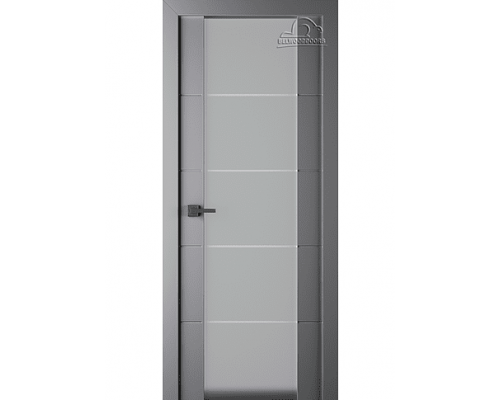 Дверь Belwooddoors Межкомнатная дверь Arvika 202 со стеклом Эмаль графит
