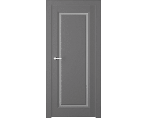 Дверь Belwooddoors Межкомнатная дверь Платинум 1 со стеклом Эмаль графит