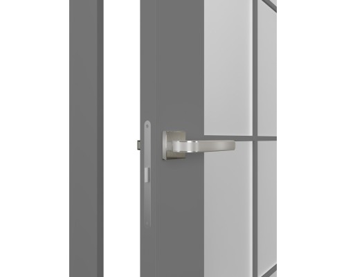 Дверь Belwooddoors Межкомнатная дверь Френч 8 со стеклом Эмаль графит