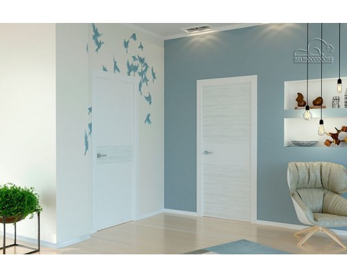 Дверь Belwooddoors Межкомнатная дверь Твинвуд 2 глухая Эмаль светло-серый Дверь Belwooddoors Межкомнатная дверь Твинвуд 2 глухая Эмаль светло-серый