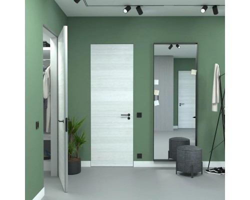Дверь Belwooddoors Межкомнатная дверь Smart Invisible Pro глухая Грунтованное