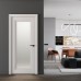 Дверь Belwooddoors Межкомнатная дверь Левел 1 со стеклом Эмаль светло-серый