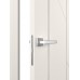 Дверь Belwooddoors Межкомнатная дверь Флекс 1 Молдинг Хром глухая Эмаль графит