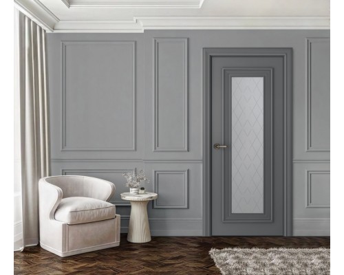 Дверь Belwooddoors Межкомнатная дверь Палаццо 1 со стеклом Эмаль жемчуг Дверь Belwooddoors Межкомнатная дверь Палаццо 1 со стеклом Эмаль жемчуг
