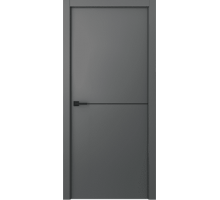 Дверь Belwooddoors Межкомнатная дверь Avesta 1H Молдинг Чёрный декоративные элементы Эмаль графит