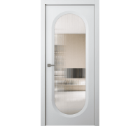 Дверь Belwooddoors Межкомнатная дверь Аргентум 1B со стеклом Эмаль белый