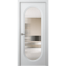 Дверь Belwooddoors Межкомнатная дверь Аргентум 1B со стеклом Эмаль белый
