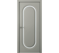 Дверь Belwooddoors Межкомнатная дверь Аргентум 1D со стеклом Эмаль шёлк