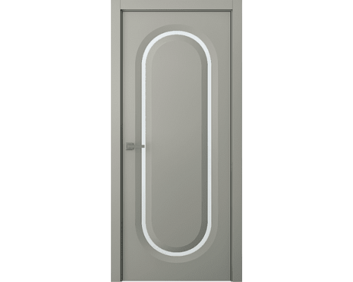 Дверь Belwooddoors Межкомнатная дверь Аргентум 1D со стеклом Эмаль шёлк