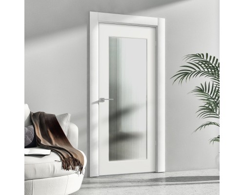 Дверь Belwooddoors Межкомнатная дверь Белла 1 со стеклом Эмаль белый Дверь Belwooddoors Межкомнатная дверь Белла 1 со стеклом Эмаль белый