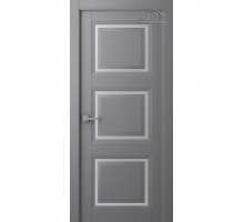 Дверь Belwooddoors Межкомнатная дверь Аурум 3 со стеклом Эмаль графит