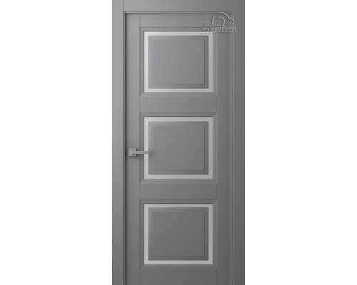 Дверь Belwooddoors Межкомнатная дверь Аурум 3 со стеклом Эмаль графит