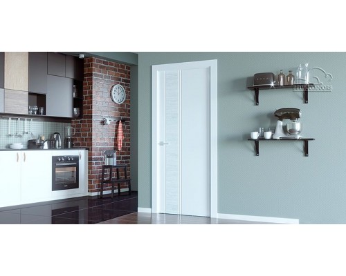 Дверь Belwooddoors Межкомнатная дверь Твинвуд 1 глухая Эмаль белый