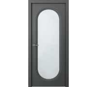 Дверь Belwooddoors Межкомнатная дверь Аргентум 1B со стеклом Эмаль графит