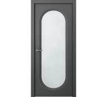 Дверь Belwooddoors Межкомнатная дверь Аргентум 1B со стеклом Эмаль графит