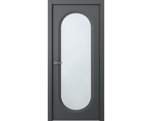 Дверь Belwooddoors Межкомнатная дверь Аргентум 1B со стеклом Эмаль графит