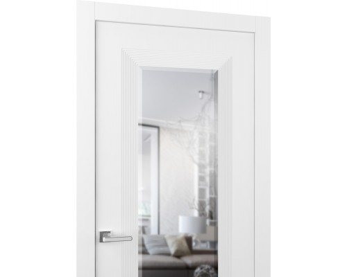 Дверь Belwooddoors Межкомнатная дверь Либра 1 с зеркалом Эмаль шёлк Дверь Belwooddoors Межкомнатная дверь Либра 1 с зеркалом Эмаль шёлк