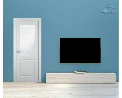 Дверь Belwooddoors Межкомнатная дверь Alta со стеклом Эмаль жемчуг Дверь Belwooddoors Межкомнатная дверь Alta со стеклом Эмаль жемчуг