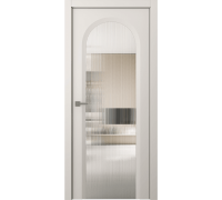 Дверь Belwooddoors Межкомнатная дверь Аргентум 1A со стеклом Эмаль жемчуг